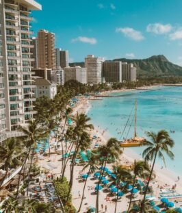 Beachfront resort with white sand and ocean view for all-inclusive vacation