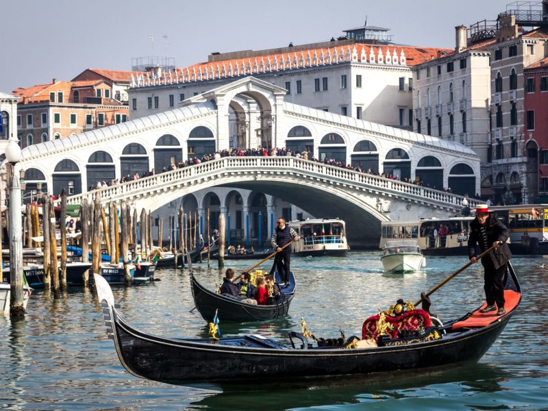Rialta Bridge in Venice Italy