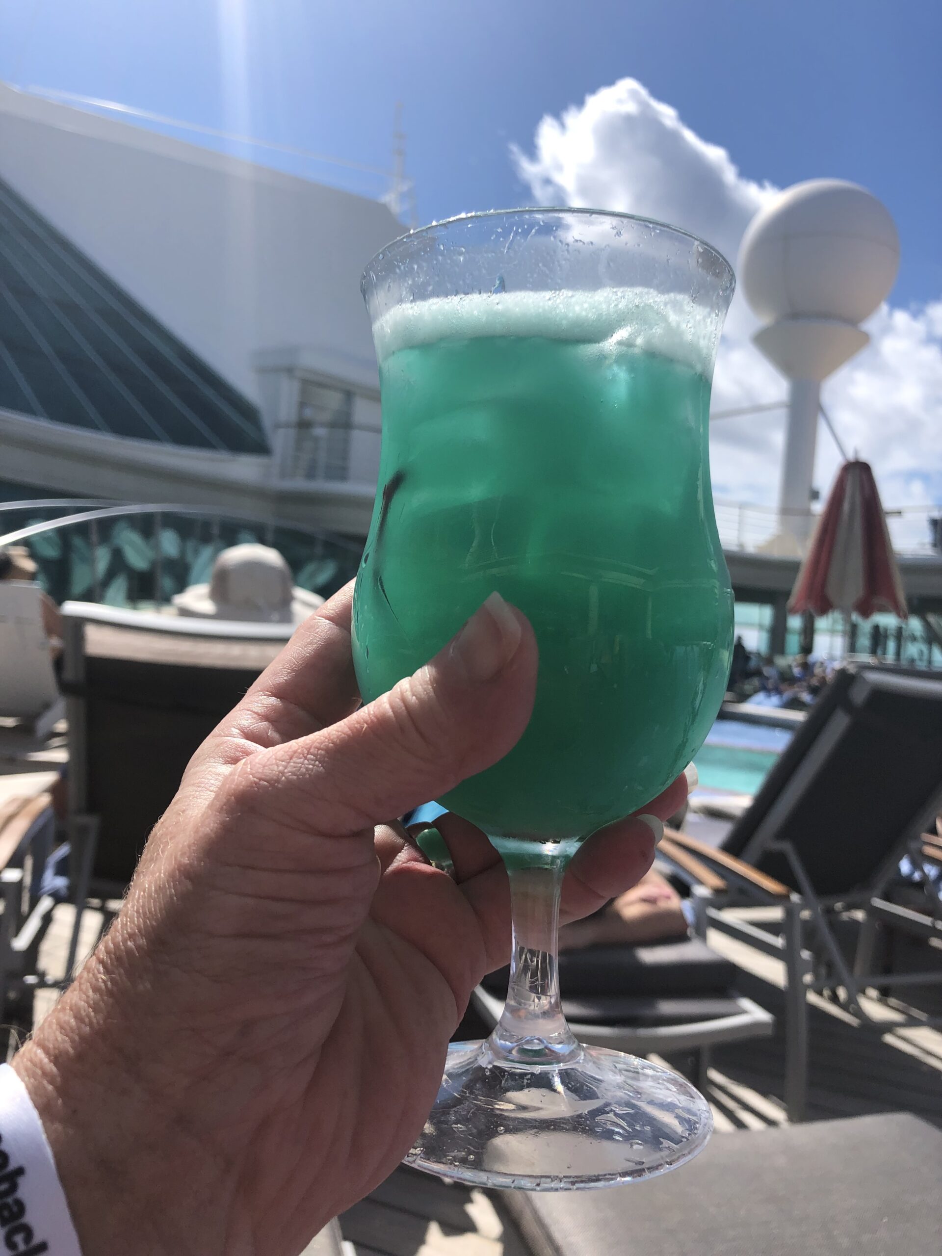 this is a rum punch on the lido deck.